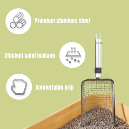 Stainless Steel Litter Scoop